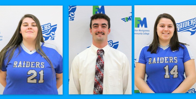 Marque Pacillo (21), Dan Parslow and Mallory Baldwin (14).