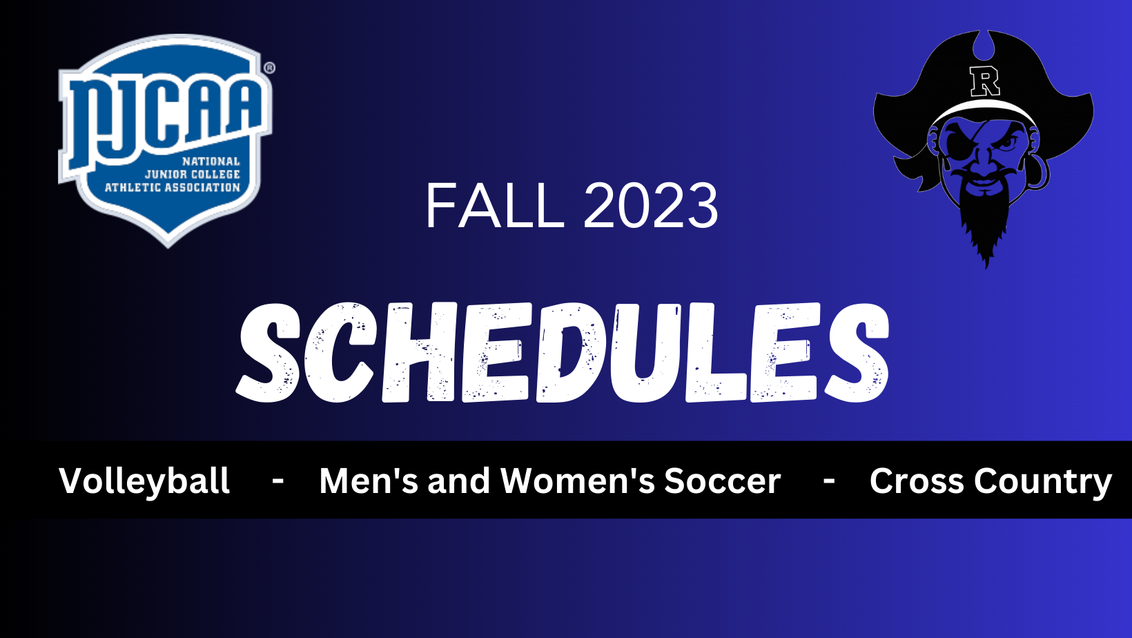 2023 Fall Athletic Season Schedules 
